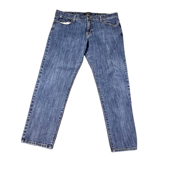 Lucky Brand Men's Medium Wash Straight Leg Denim Jeans 38x30 Handcrafted * - Picture 1 of 11